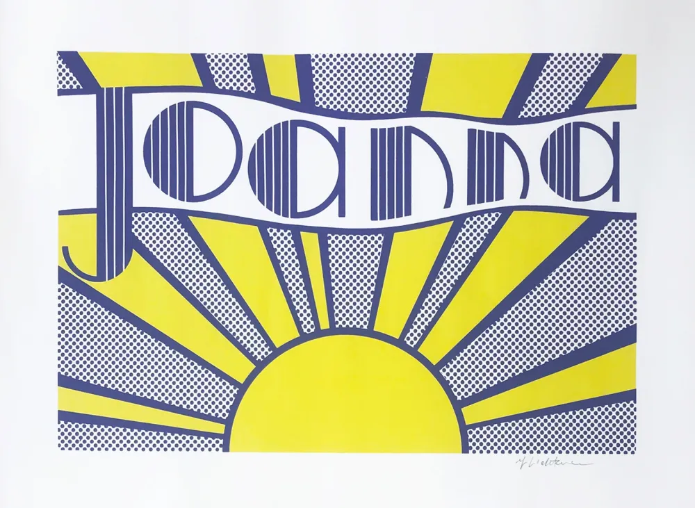 リトグラフ Lichtenstein - Joanna (C. III.24)