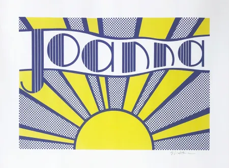 リトグラフ Lichtenstein - Joanna (C. III.24)