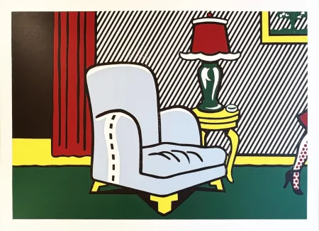 木版 Lichtenstein - La Sortie from the Interior Series