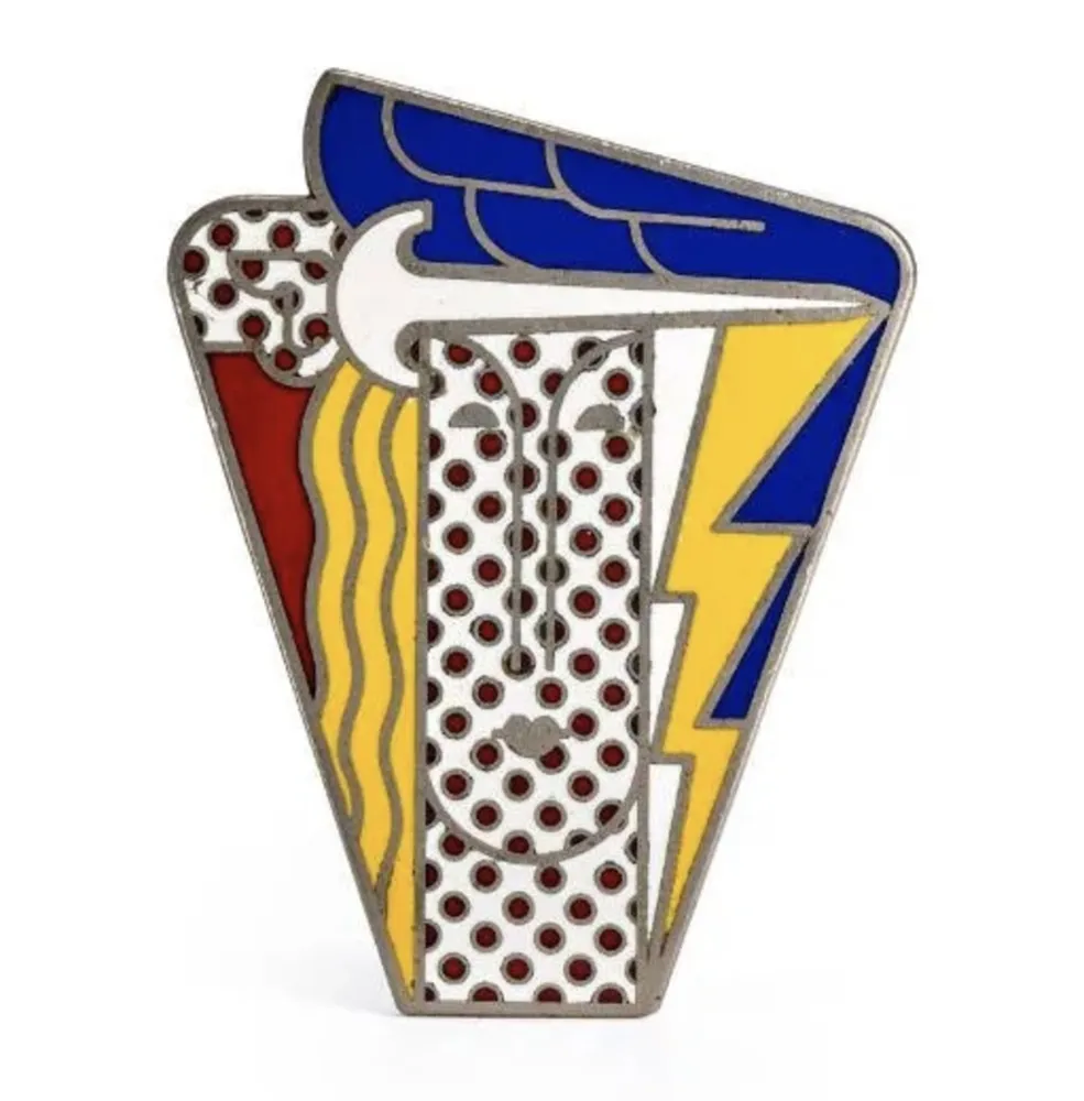多数の Lichtenstein - Modern Head Enamel Pin