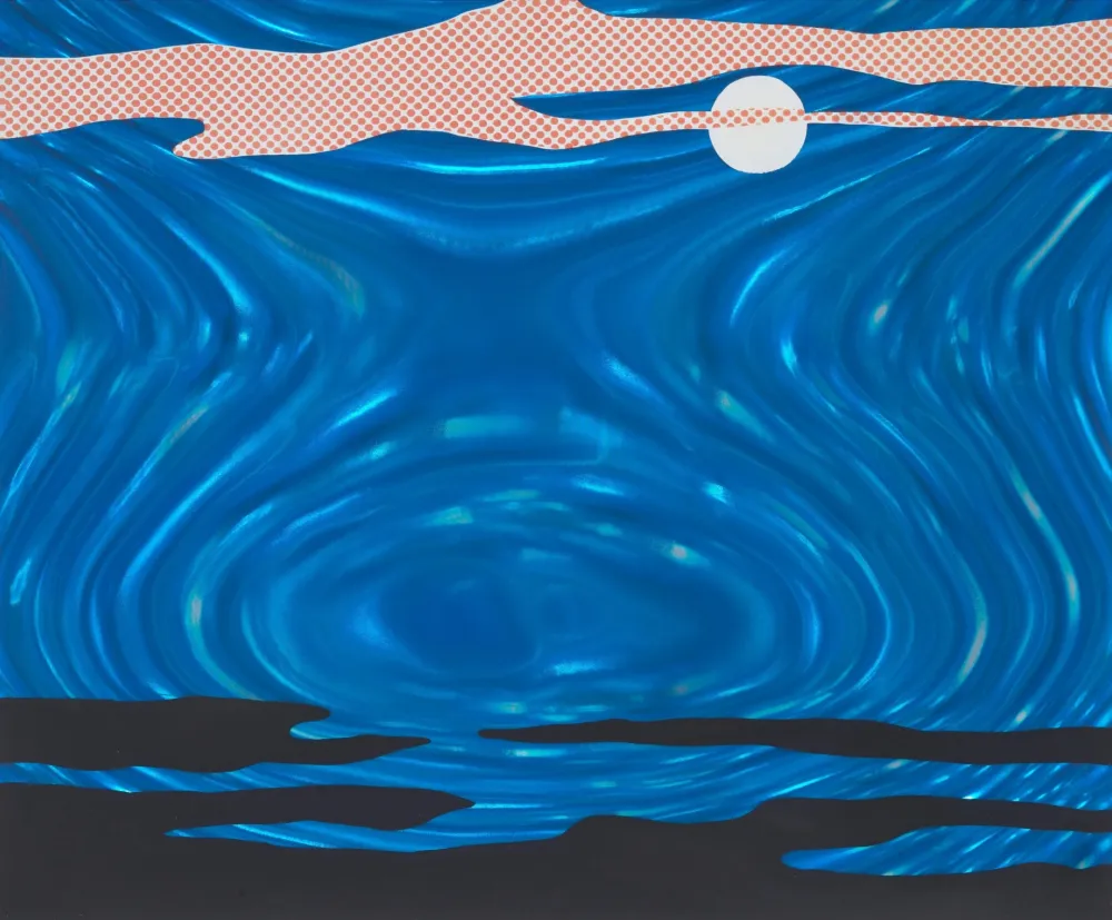 シルクスクリーン Lichtenstein - Moonscape