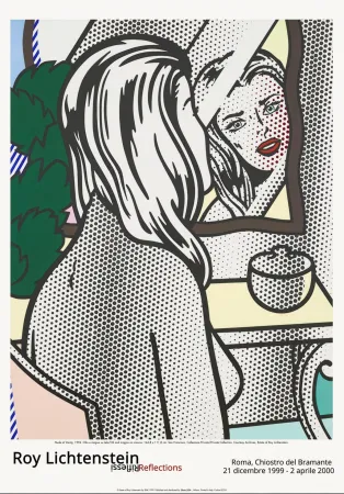 オフセット Lichtenstein - Nude at Vanity 