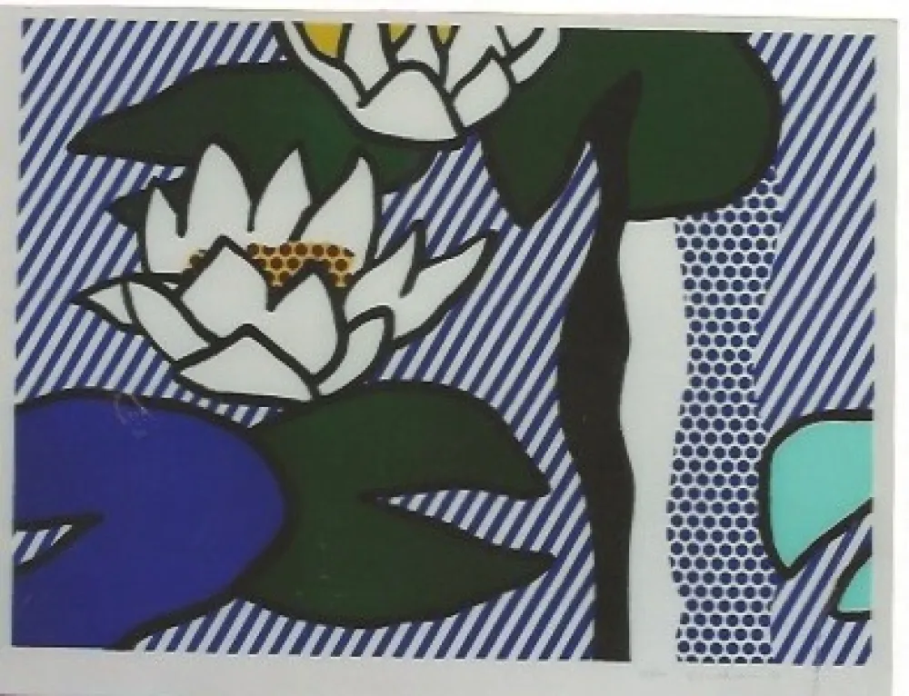 リトグラフ Lichtenstein - Nympheas - Water Lilies