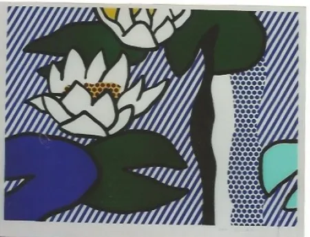 リトグラフ Lichtenstein - Nympheas - Water Lilies