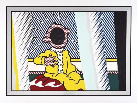 リトグラフ Lichtenstein - Reflections on The Scream from The Reflections Series