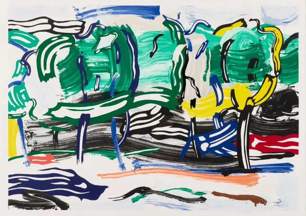 多数の Lichtenstein - Road Before the Forest
