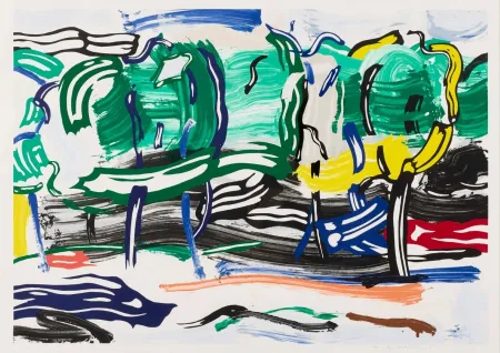 多数の Lichtenstein - Road Before the Forest