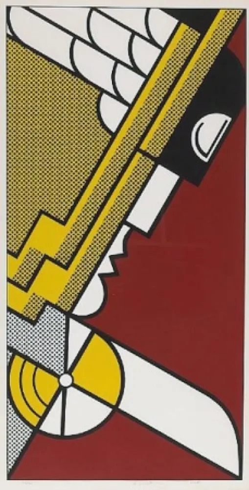 シルクスクリーン Lichtenstein - Salute to Aviation