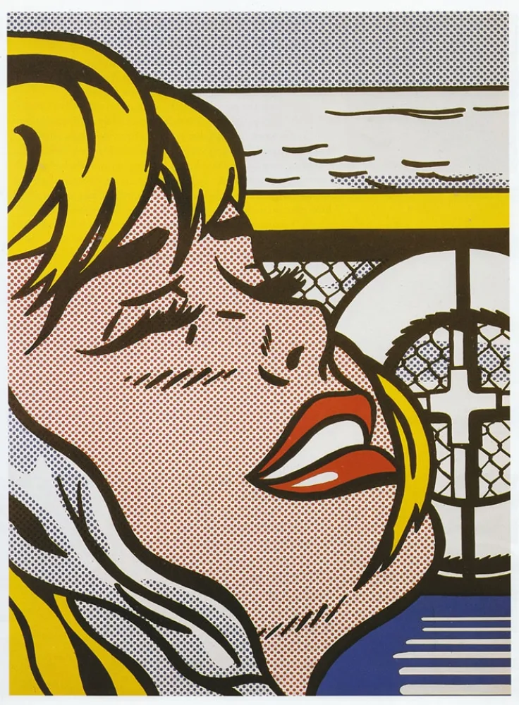 オフセット Lichtenstein - Shipboard Girl, ca.
