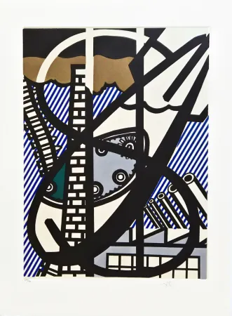 エッチングと　アクチアント Lichtenstein - Une Fenêtre ouverte sur Chicago’