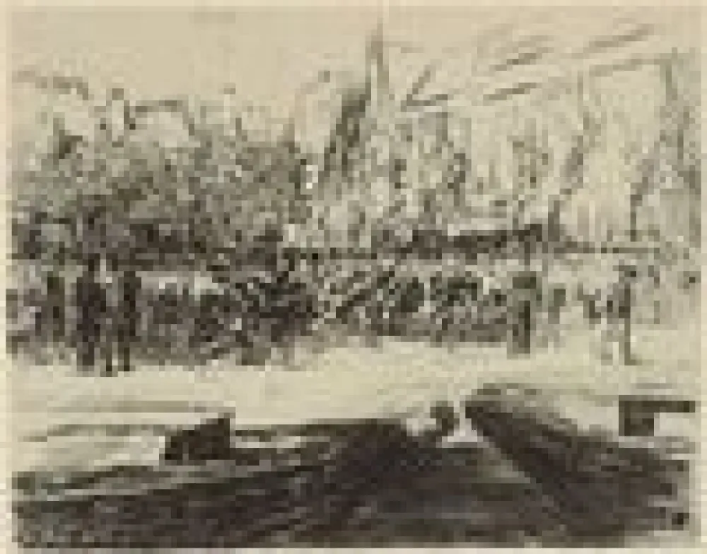 彫版 Liebermann - Rindermarkt in Leiden