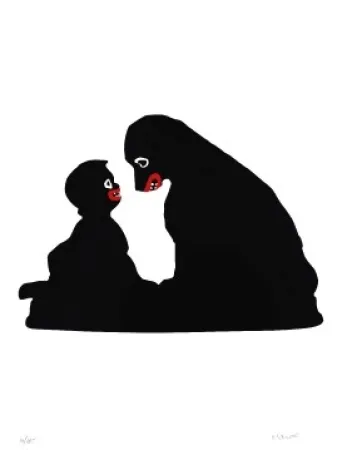 リトグラフ Linde - Can you speak