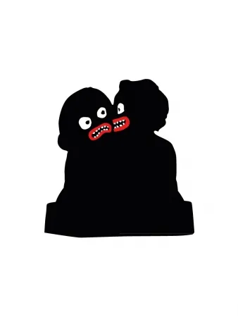 リトグラフ Linde - The First Kiss