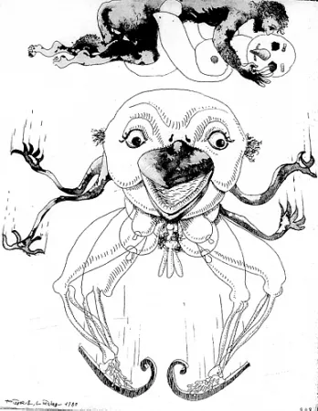 挿絵入り本 Lindner - 7 Acqueforti 1980