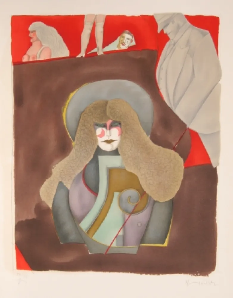 リトグラフ Lindner - Blondie