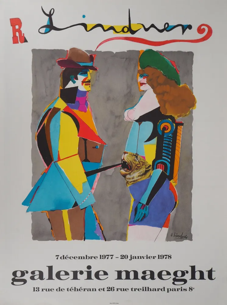 挿絵入り本 Lindner - Les amoureux