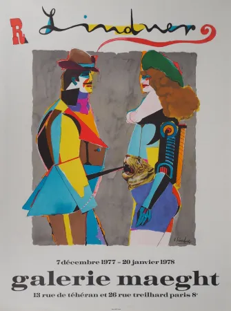 挿絵入り本 Lindner - Les amoureux