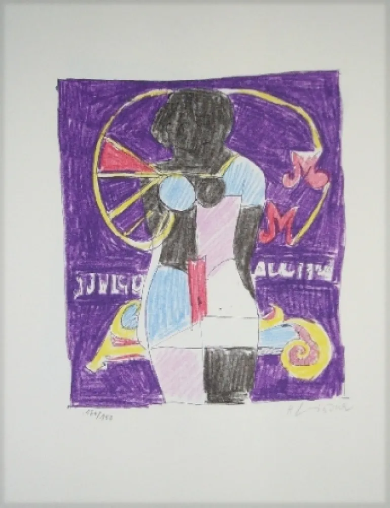 リトグラフ Lindner - Marylin was here 1