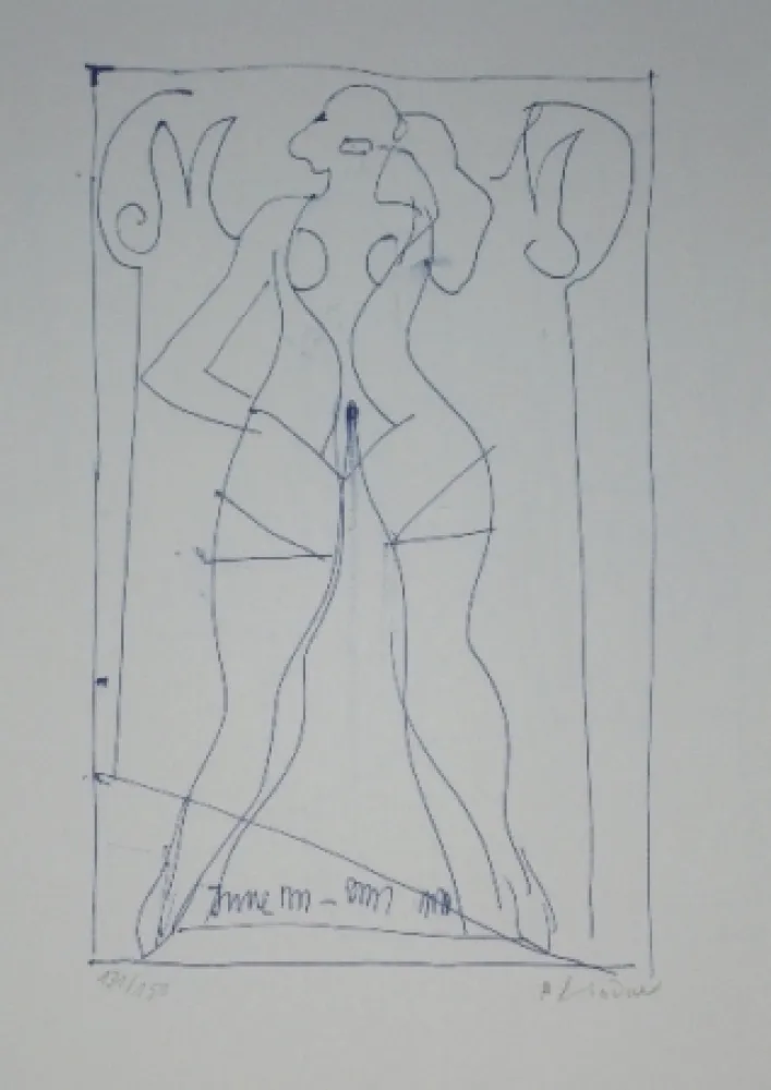 リトグラフ Lindner - Marylin was here 10