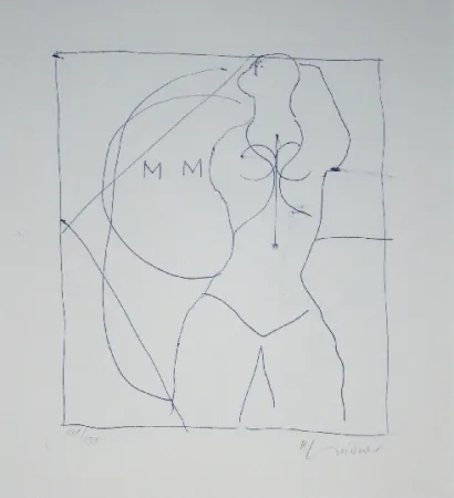 リトグラフ Lindner - Marylin was here 16