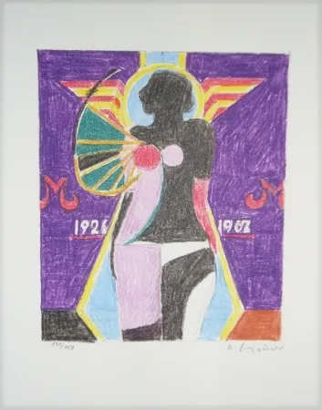 リトグラフ Lindner - Marylin was here 2