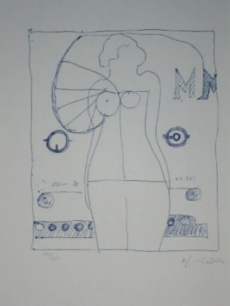 リトグラフ Lindner - Marylin was here 9