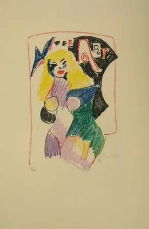 シルクスクリーン Lindner - Nude art I 