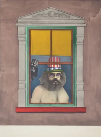 リトグラフ Lindner - Poet