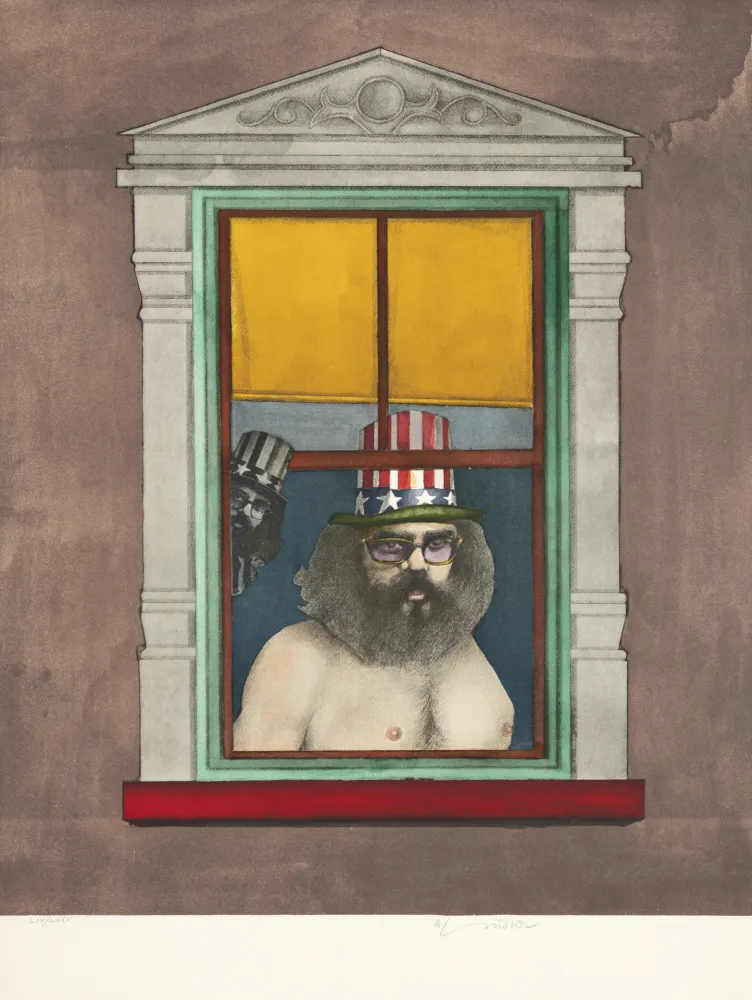 リトグラフ Lindner - Poet