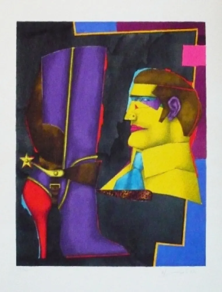 リトグラフ Lindner - Sans titre