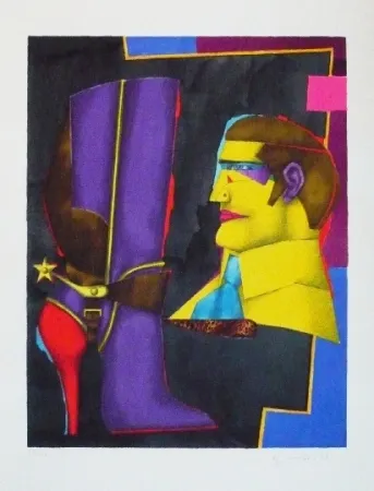 リトグラフ Lindner - Sans titre