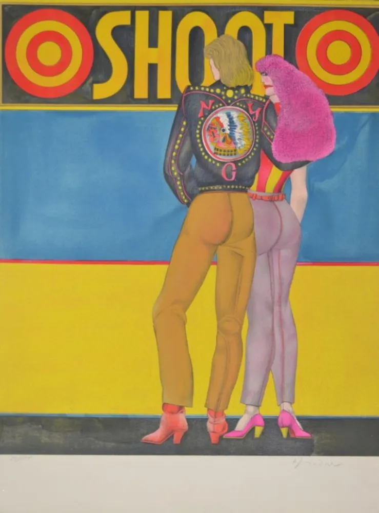 リトグラフ Lindner - Shoot