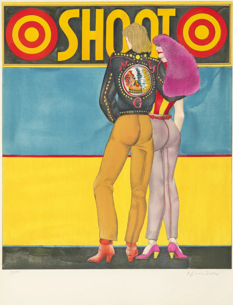 リトグラフ Lindner - Shoot