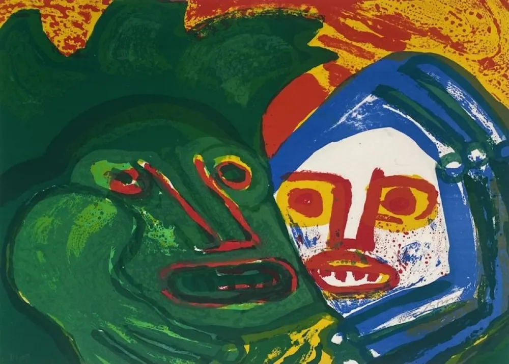 リトグラフ Lindstrom - Amis 