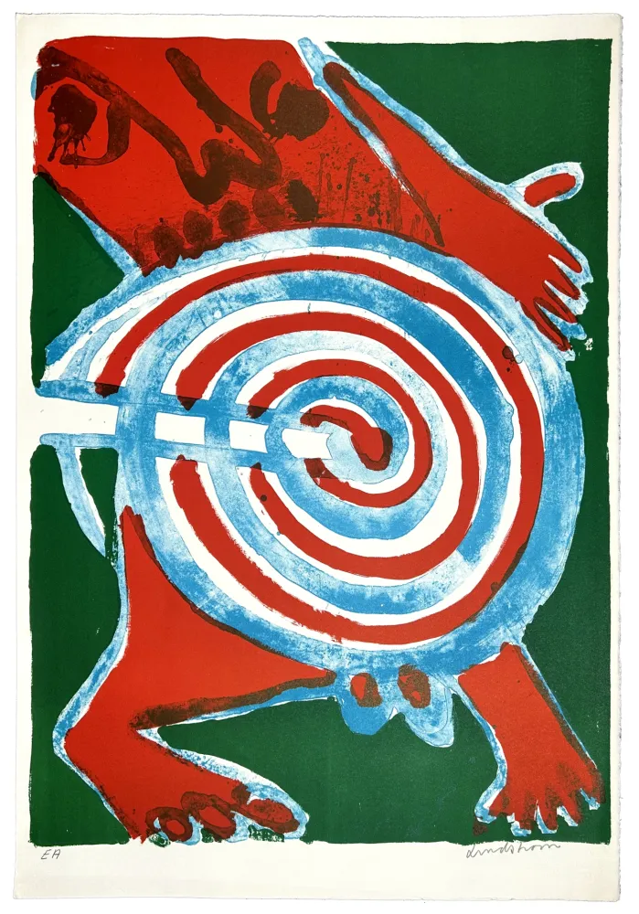 リトグラフ Lindstrom - Cible