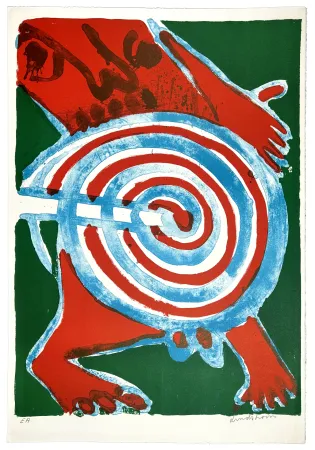 リトグラフ Lindstrom - Cible