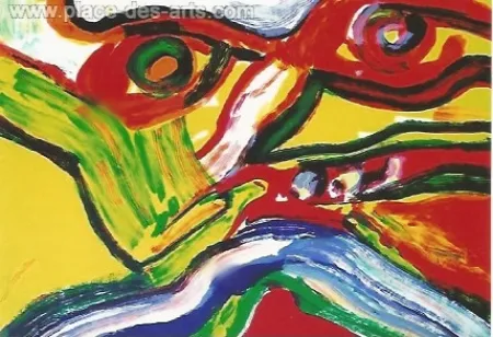 リトグラフ Lindstrom - Composition III