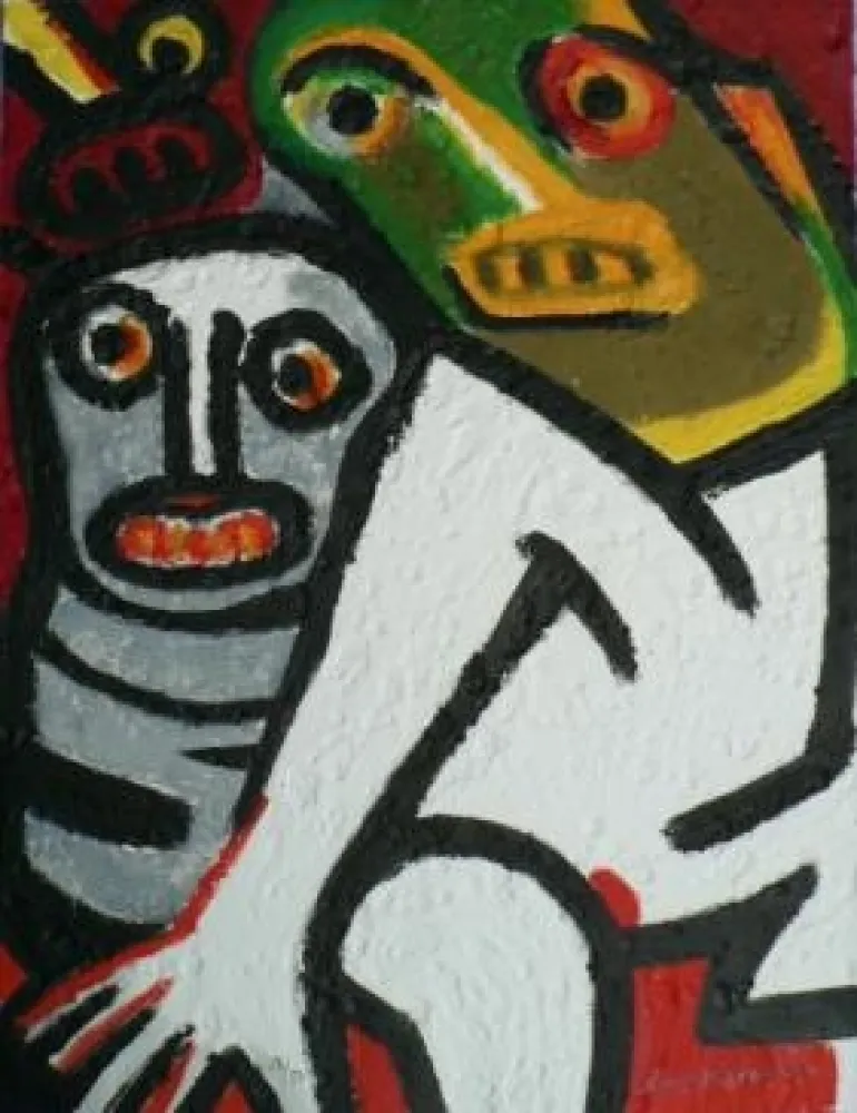 カーボランダム Lindstrom - La femme et l'enfant