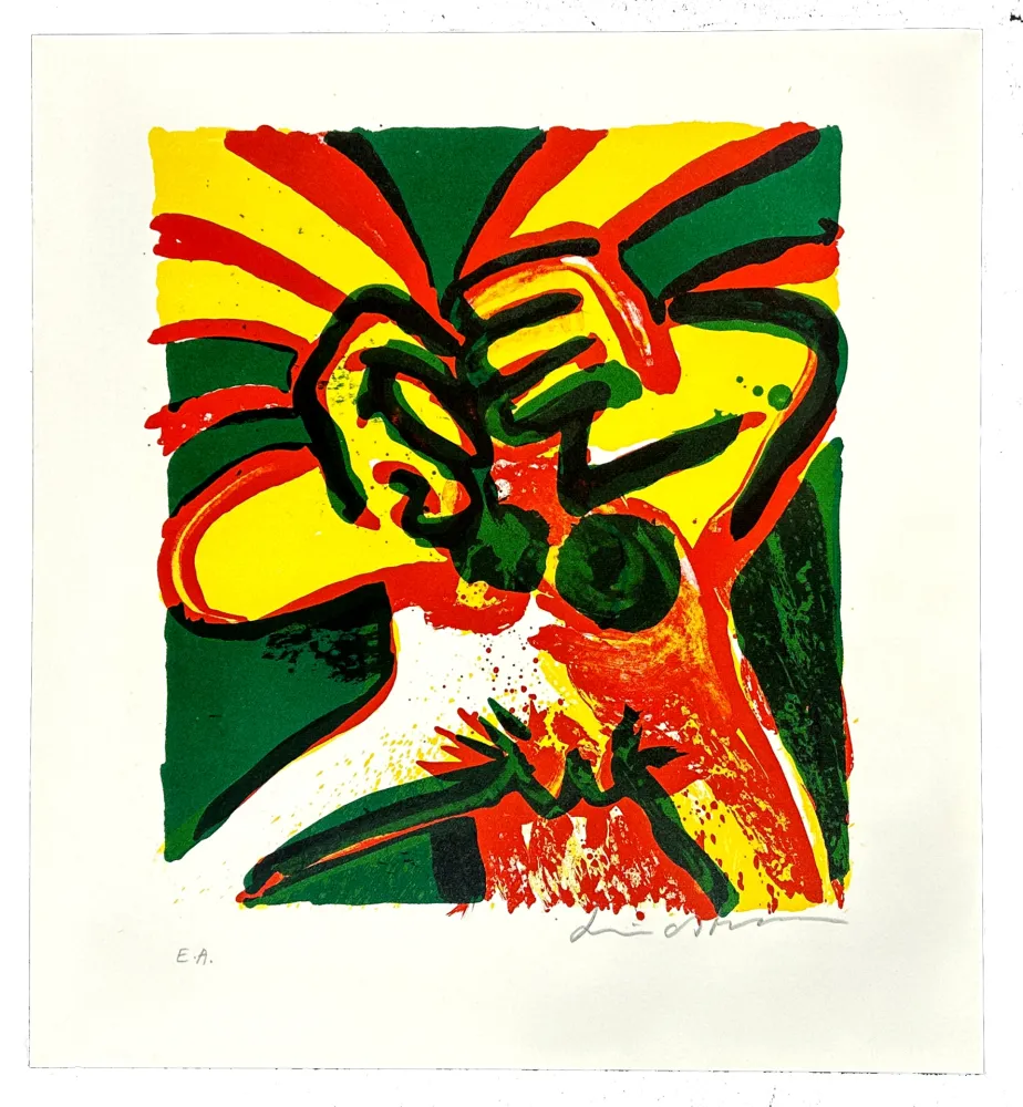 リトグラフ Lindstrom - Possédé