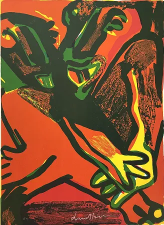 リトグラフ Lindstrom - Sans Titre