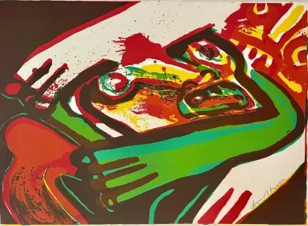 リトグラフ Lindstrom - Sans Titre