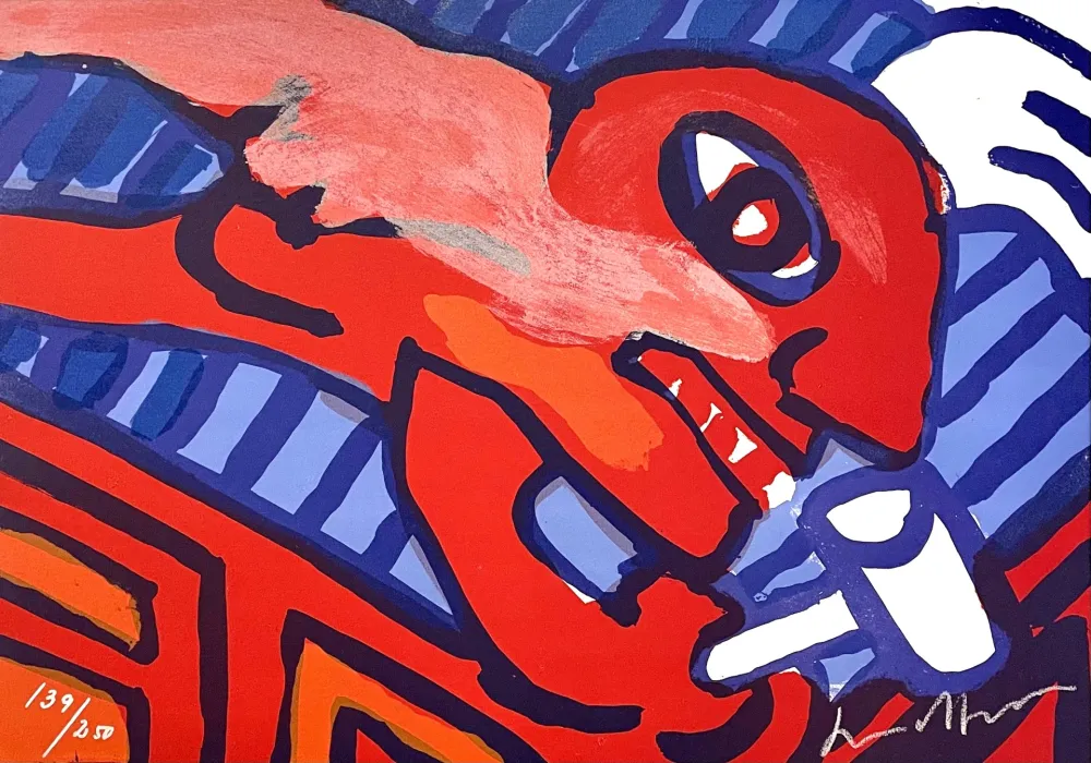 リトグラフ Lindstrom - Sans Titre