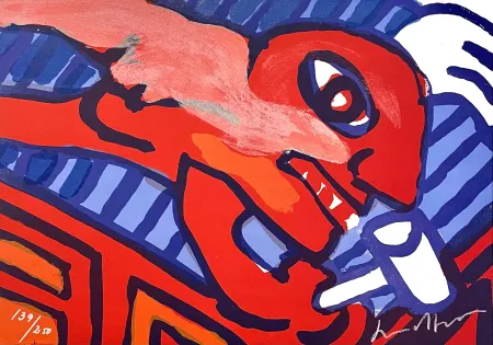 リトグラフ Lindstrom - Sans Titre