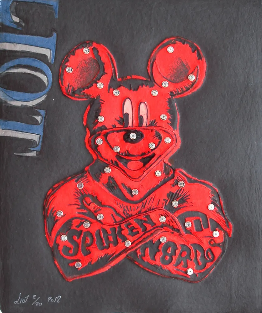 彫版 Liot - MICKEY (ROUGE)