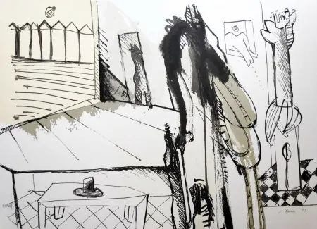 シルクスクリーン Llona - Federico Garcia Lorca