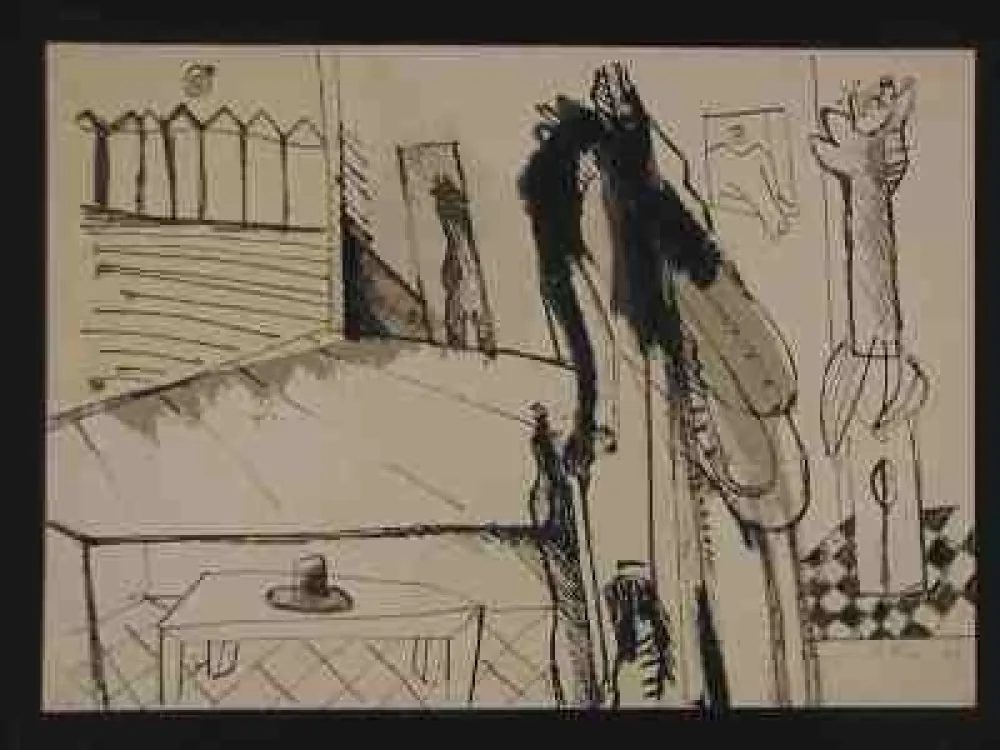 シルクスクリーン Llona - Sans titre