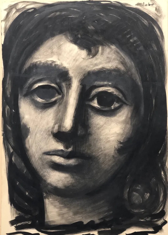 技術的なありません Lobo - Estudio cabeza de mujer