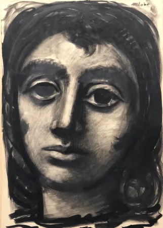 技術的なありません Lobo - Estudio cabeza de mujer