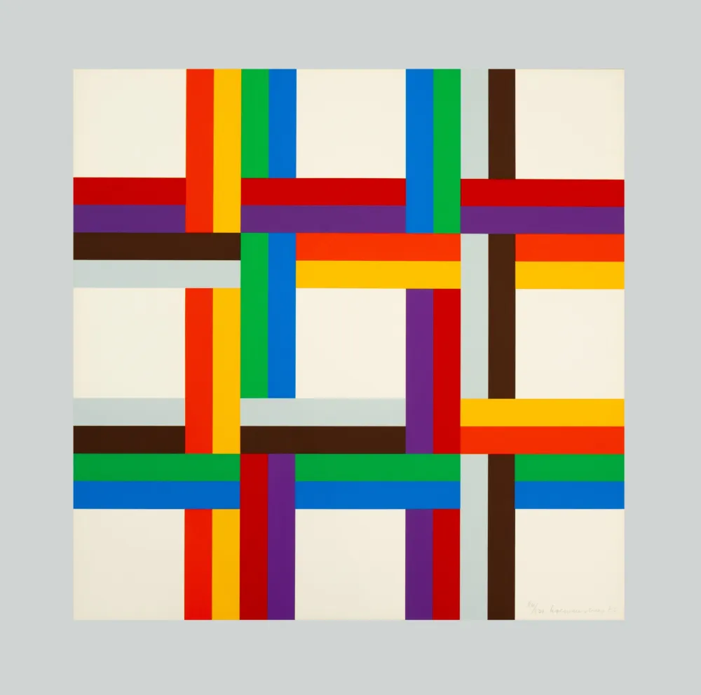 シルクスクリーン Loewensberg - Composition