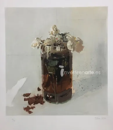 エッチング López Garcia - Rosas de Ávila II